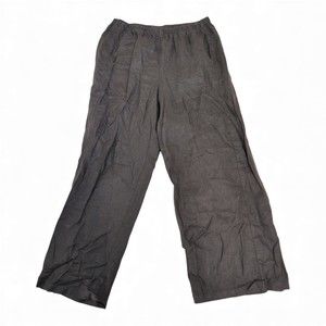 Kleen Black Wide-Leg Women's Pants Size L‎  Elastic Waist